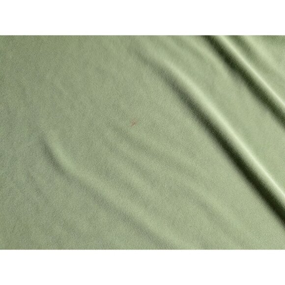 Susan Graver Lime Green Short Sleeve V-Neck Blouse 1X Lightweight Womens Top - Picture 5 of 7